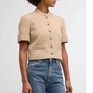 Derek Lam 10 Crosby Short Sleeve Jacket